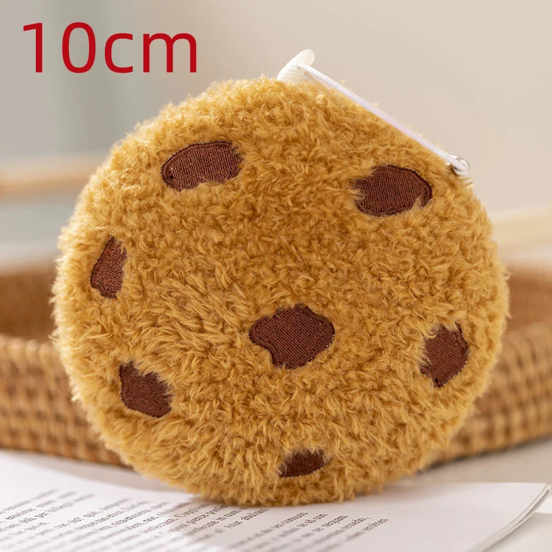 1pcs Soft Cookie Pillow Cartoon Cookies Plush Seat Cushion Food Children Children Girls Birthday Room Decoration New Year Gift Peaceful Pleasures Health and Wellness 10cm pendant