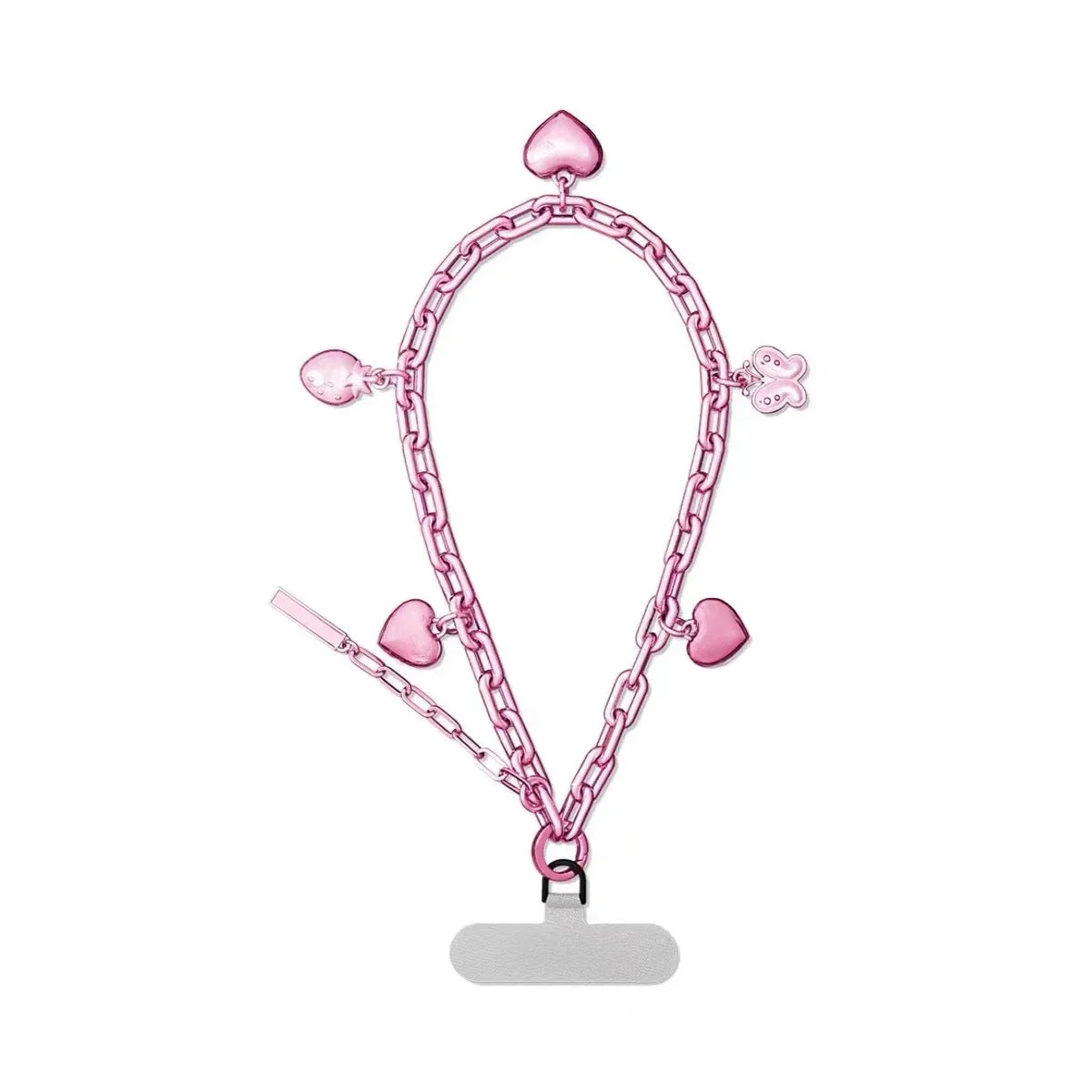 DIY Phone Charm Lanyard Hook Sticker for iPhone & Galaxy Cases