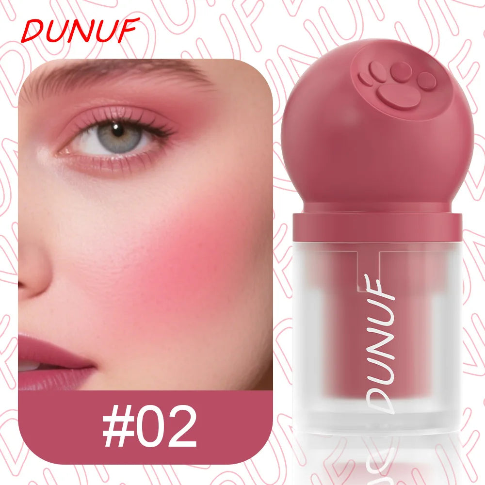 DUNUF Cat Paw Liquid Blush Trio – Buildable & Long-Lasting