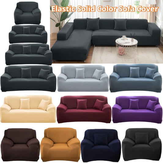 1/2/3/4 Seater Silk Cool Sofa Cover for Living Room L Shap Coner Couh Cover Spandex Extenble Furniture Protector From Cat Dog Peaceful Pleasures Health and Wellness