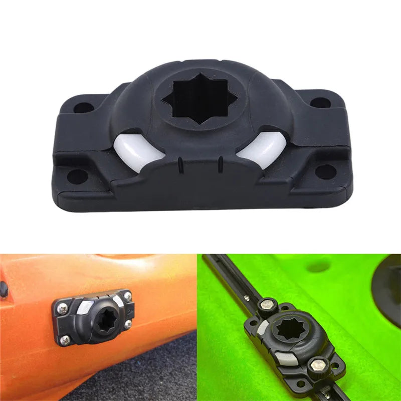 Inflatable Kayak Rod Holder Mount Base Boat Canoe Slide Rail Nylon Kayak Accessories Without Screws Ship Accessories Peaceful Pleasures Health and Wellness