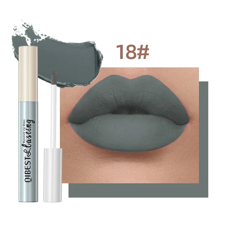 24-Color Matte Liquid Lipstick – Waterproof Velvet Lip Gloss Set