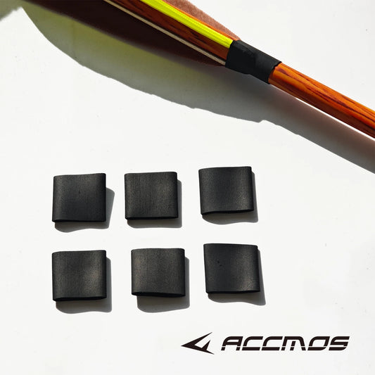 Real Feather Archery Heat Shrink Tube DIY Arrows Diameter Peaceful Pleasures Health and Wellness black