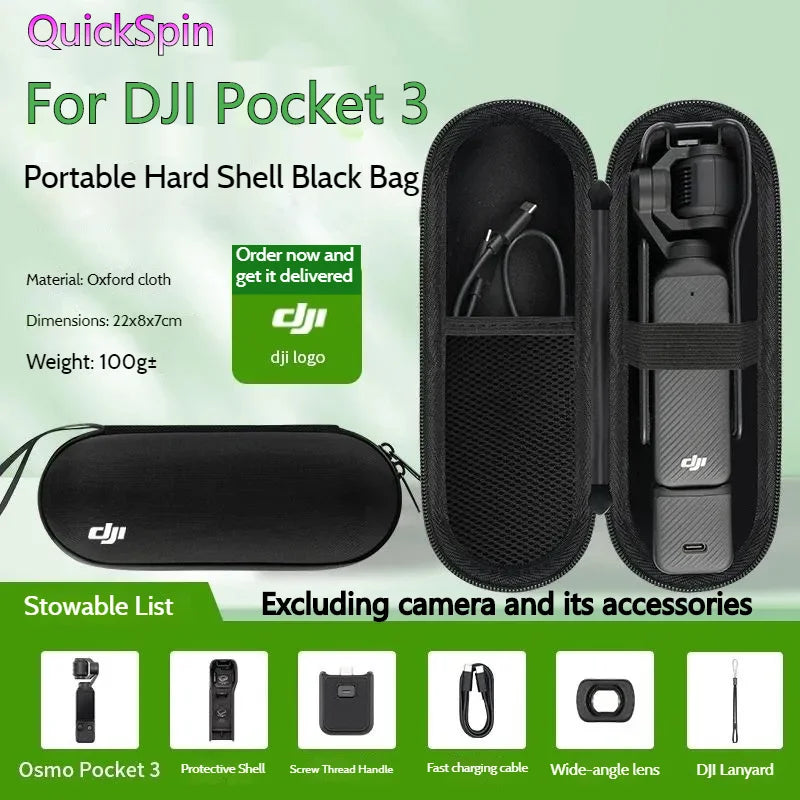 DJI OSMO Pocket 3 & 4 Hard Case Portable Storage Bag