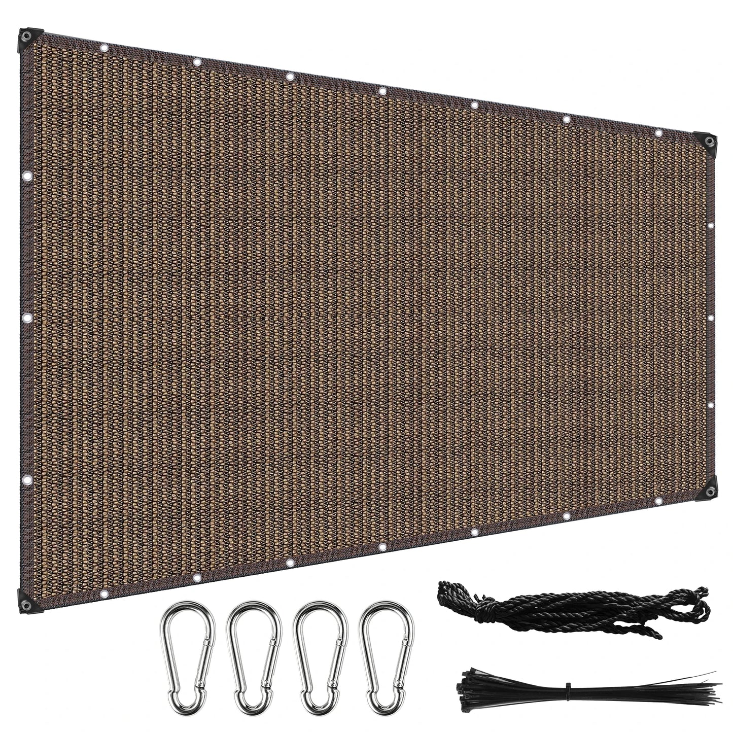 Outdoor Sun Shade Net with Grommets | Garden, Patio & Pool