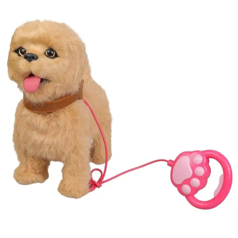 Interactive Electric Talking Plush Dog Toy – Pull String & Barks