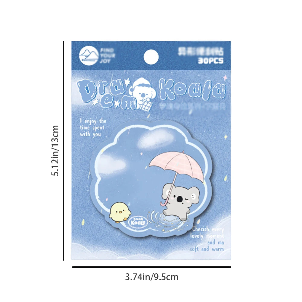 Dream Koala Series Dreamy Alien Convenience Sticker Cute Message