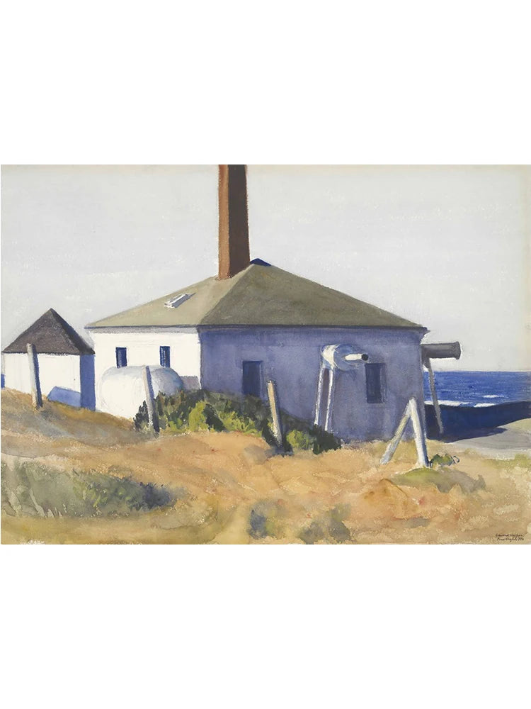 Edward Hopper Famous Realistic Master Art Poster Canvas Painting Nighthawks Life Landscape Wall Art Living Room Home Decorati Peaceful Pleasures Health and Wellness