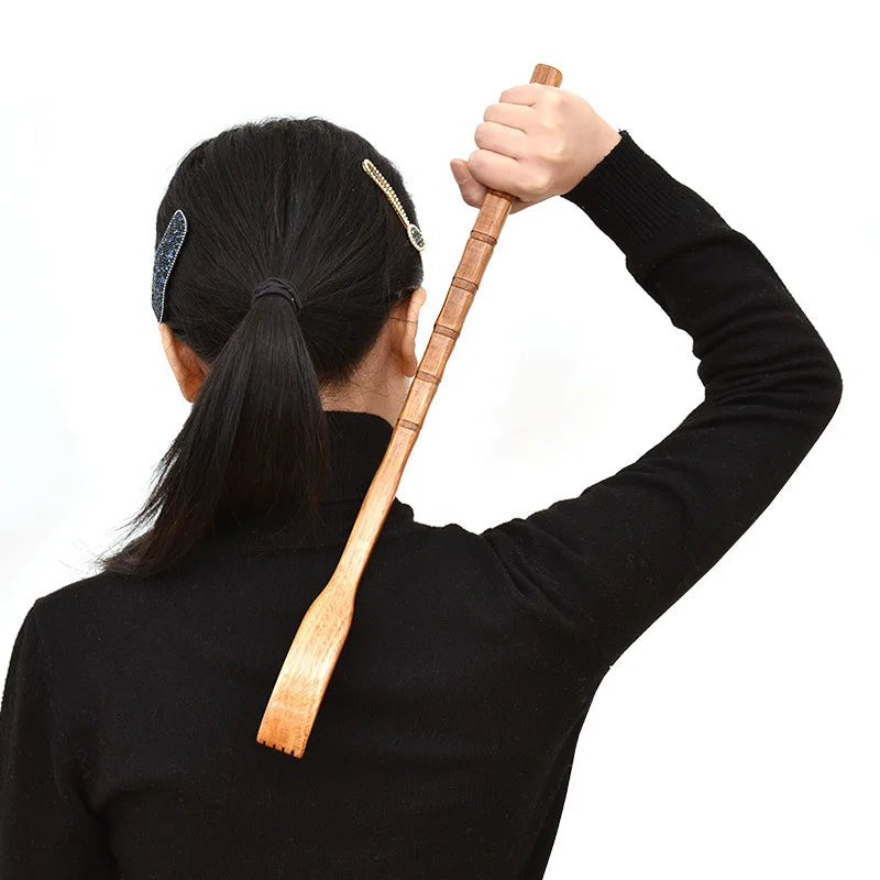 Wooden Back Scratcher Wood Back Scraper Scratching Hot Sell Massager Backscratcher Body Massage Bamboo Peaceful Pleasures Health and Wellness