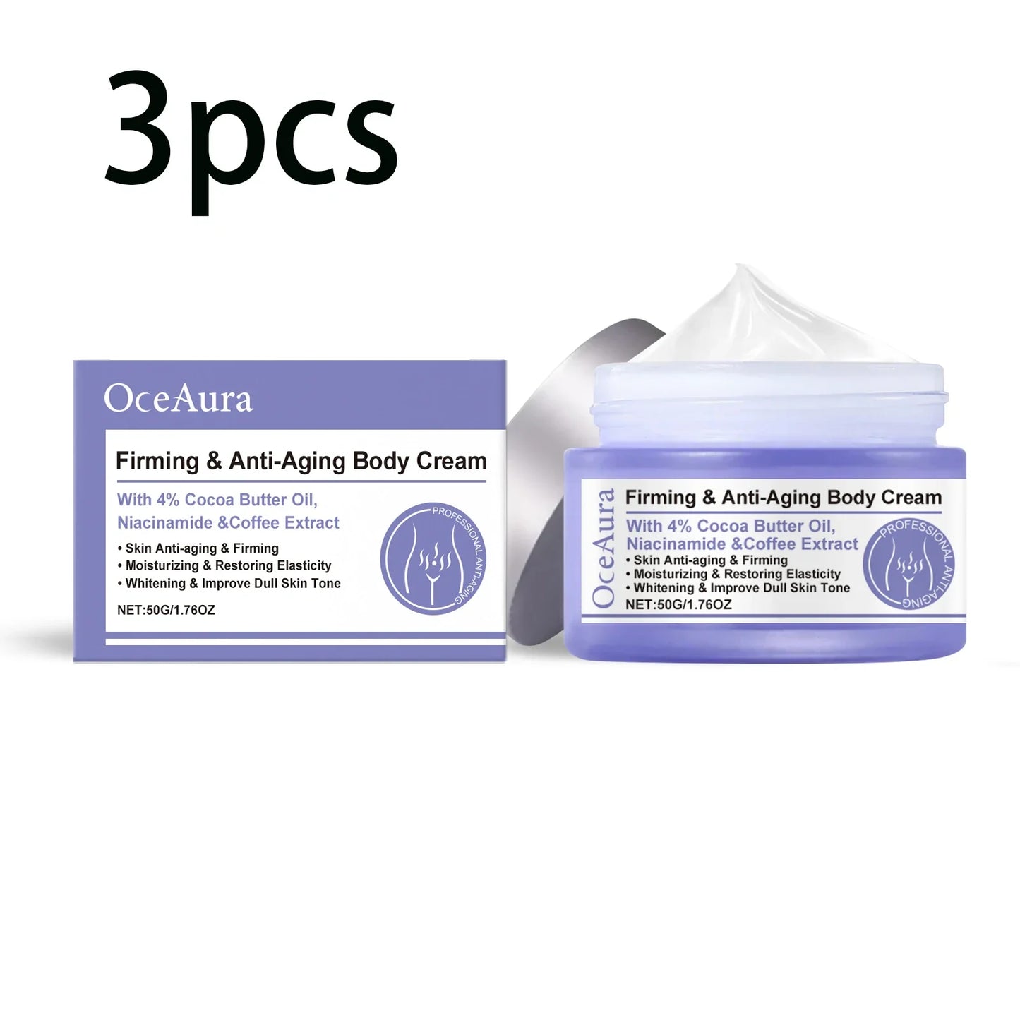 OceAura Firming Neck Cream – Hyaluronic Acid Anti-Aging