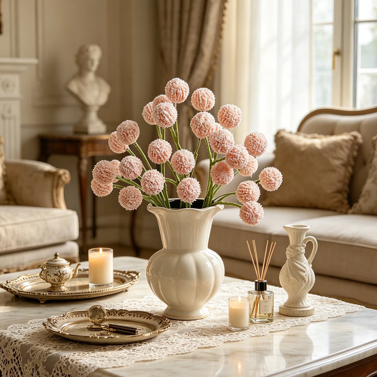 Artificial Silk Chrysanthemum Flowers | Wedding & Home Decor
