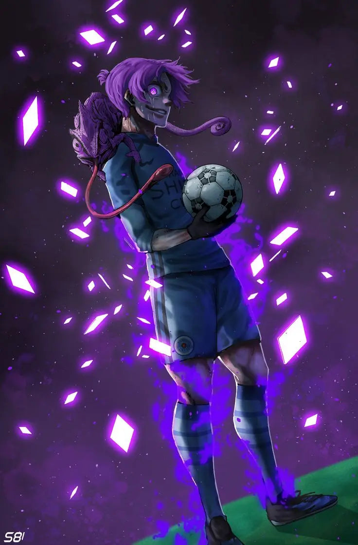 Blue Lock Anime Canvas Poster – HD Football Wall Art Decor