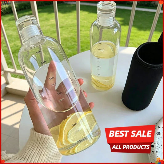 BPA-Free Water Bottle with Time Scale | 500ml & 750ml Sport Sport Water Bottle Oasis Select