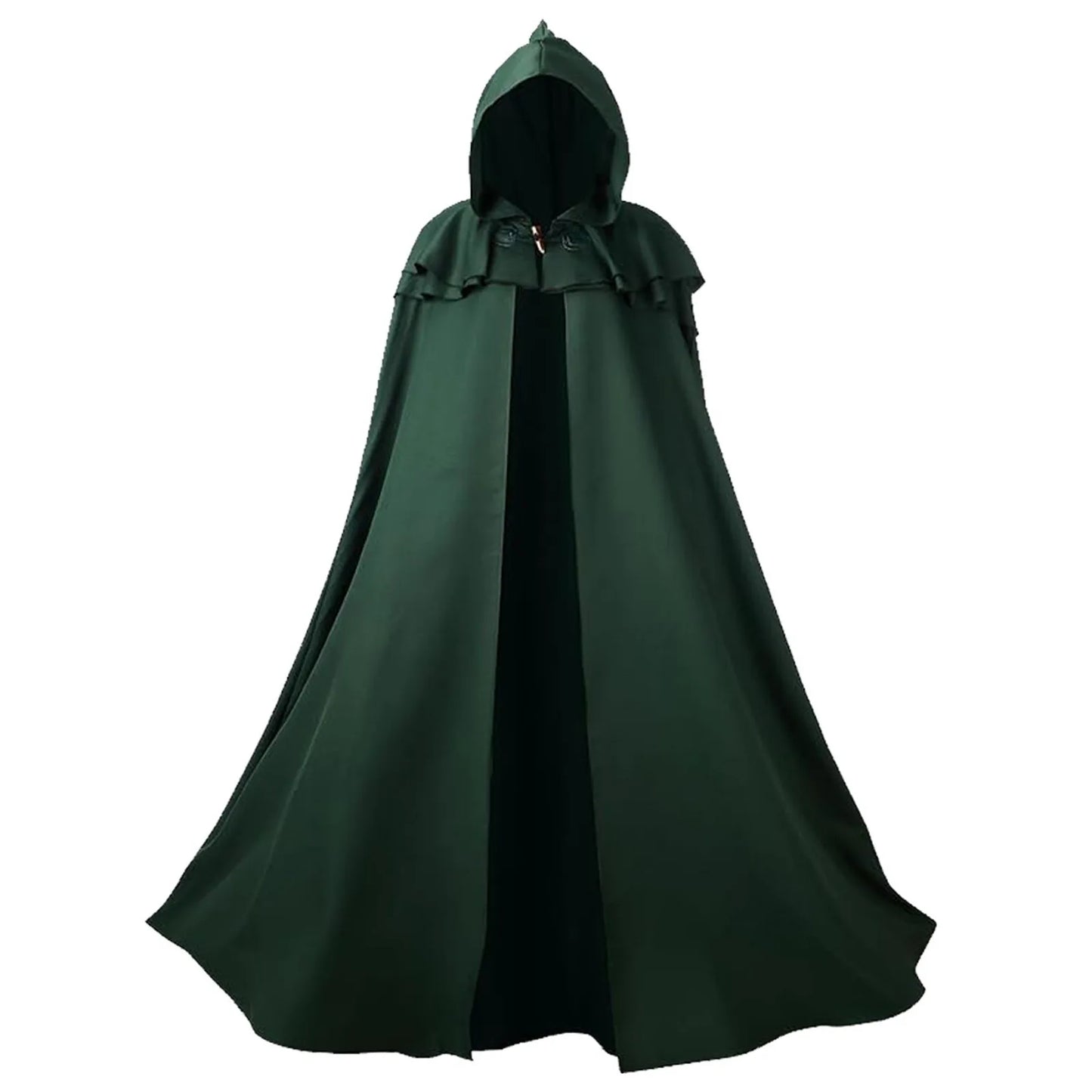 Medieval Hooded Cloak Cape – Gothic Knight Cosplay Robe Coat