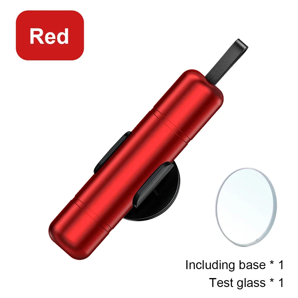 Car Safety Hammer Auto Emergency Glass Window Breaker Seat Belt Cutter Aluminum Alloy Life-Saving Emergency Tools Escape Hammer Peaceful Pleasures Health and Wellness Red