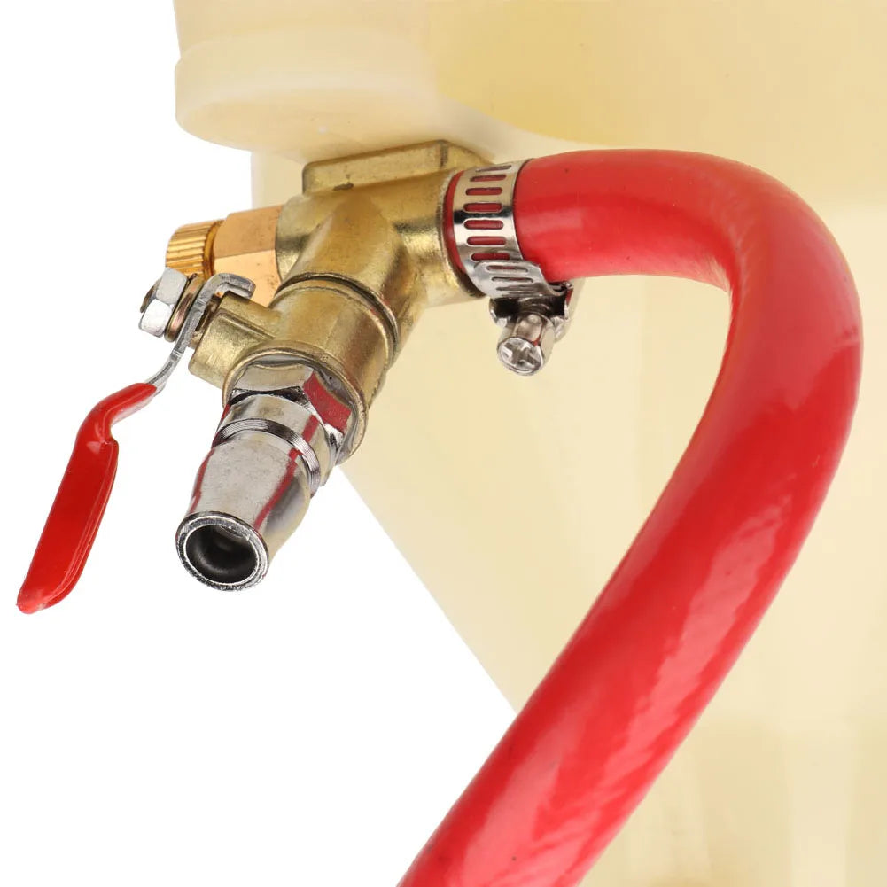 1 Adjustable Plastic Hopper Air Spray Gun Wall Painting Sprayer
