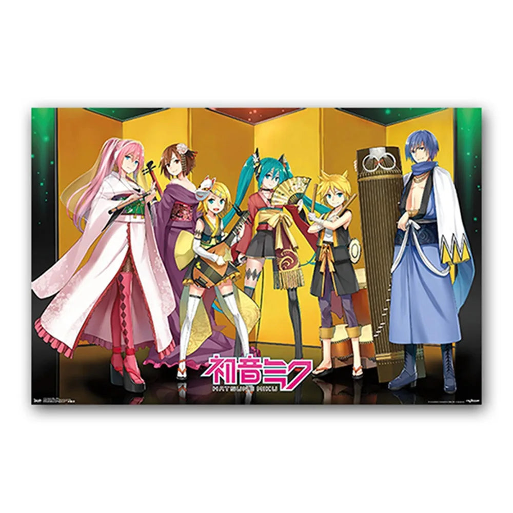 Hatsune Miku Canvas Wall Art Print | Anime Room Decor