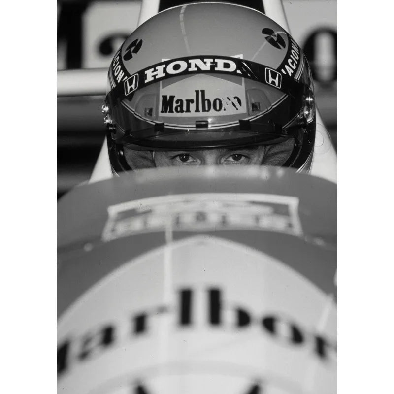 Black and White Famous Racing Sports Car Racer Photography Poster Printed Canvas Painting Wall Art Pictures Home Decor Gift Peaceful Pleasures Health and Wellness 3 20x30cm Unframed
