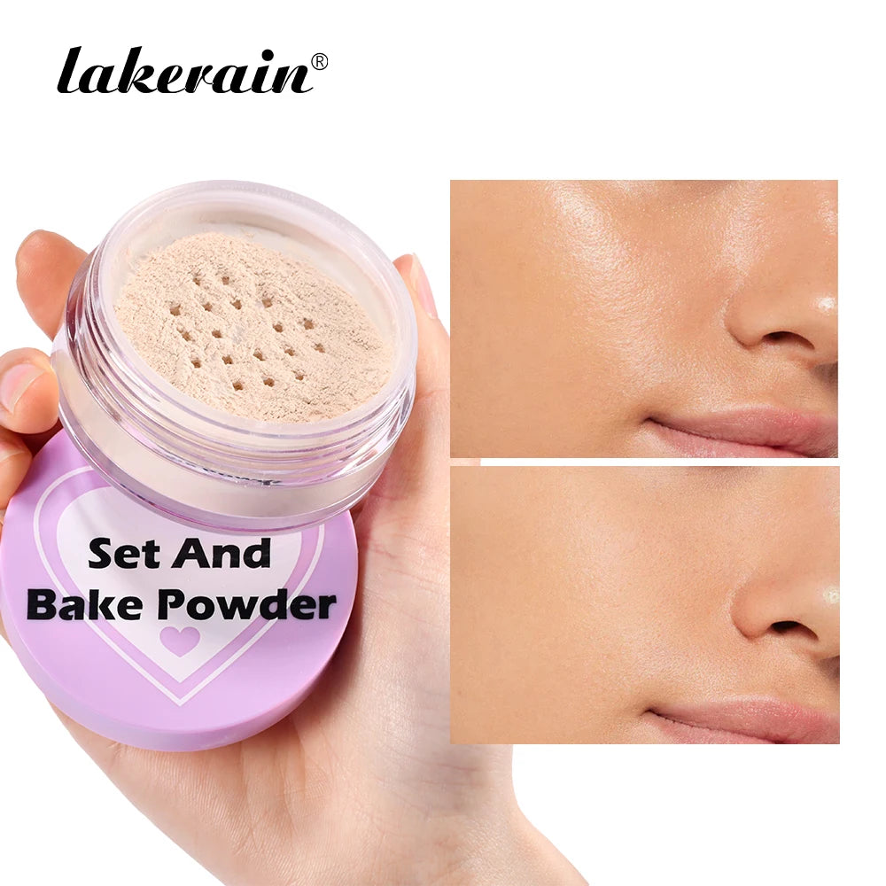 Setting Powder Waterproof Sweat Resistant And Oil Resistant Makeup Powder Setting Powder Natural And Long-lasting Matte Finish Peaceful Pleasures Health and Wellness