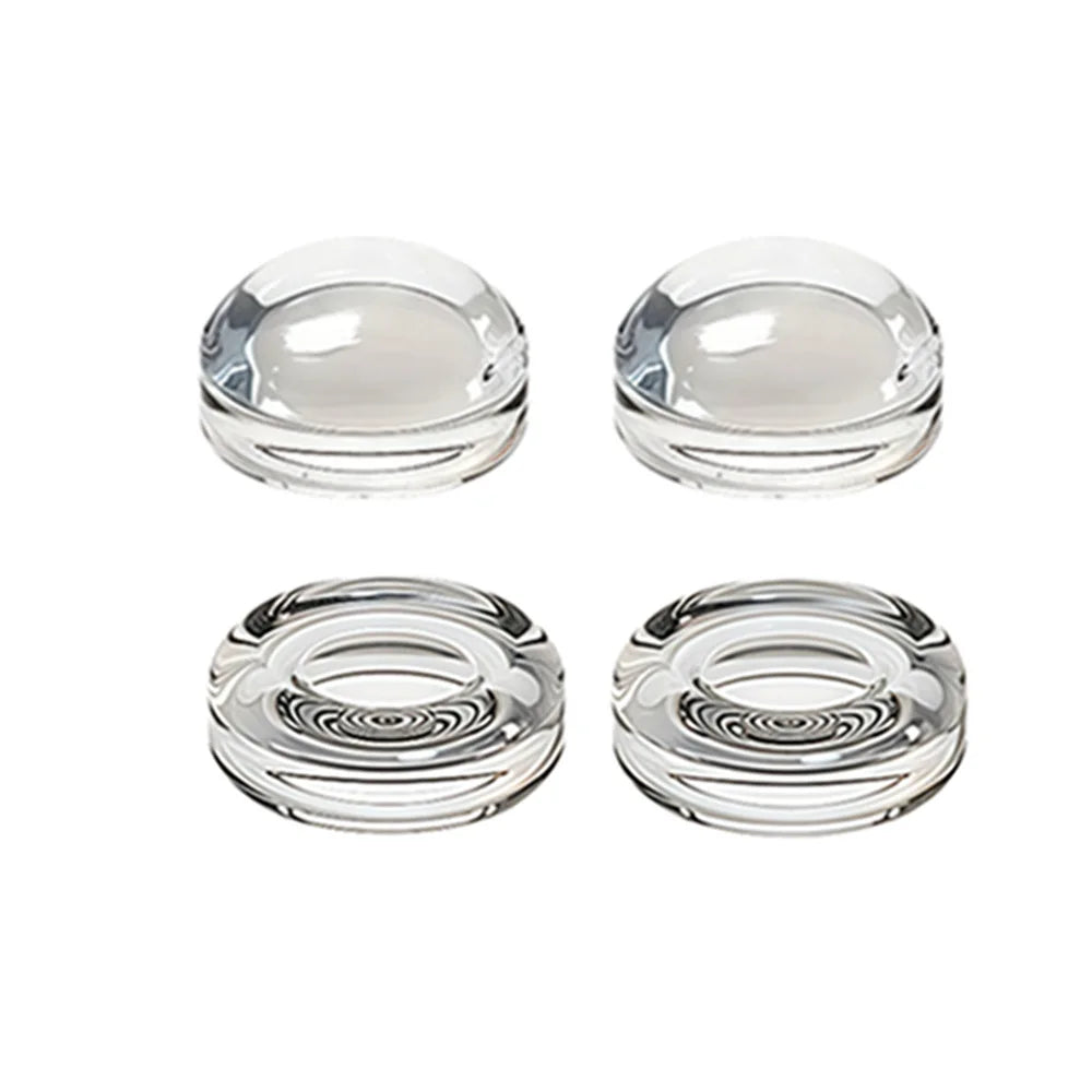 Joystick Cap Liquid Silicone Protective Cap Suitable For Switch2 Game Console Controller Transparent Controller Crystal Cap Peaceful Pleasures Health and Wellness