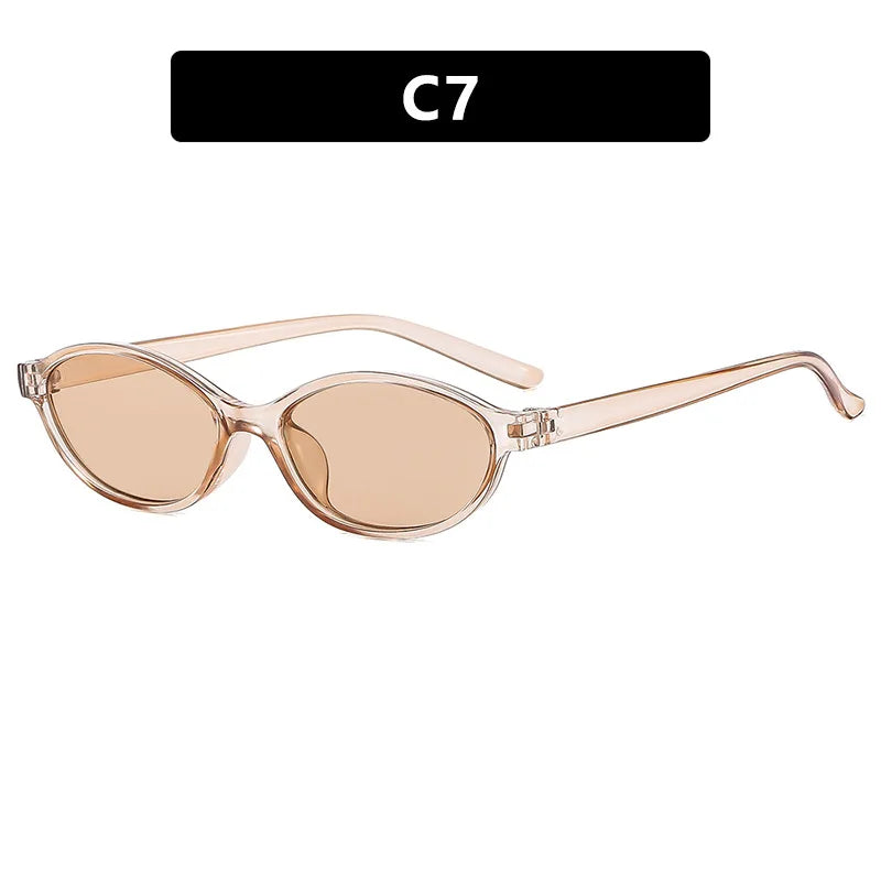 Women's Oval Small Frame Photochromic Sunglasses | Trendy