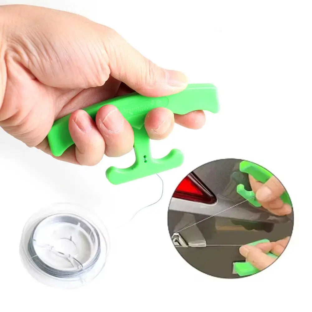 Car Emblem Remover Useful Ergonomic Portable Logo Remove Kit Sticker Remover Tool Labor-Saving Auto Sticker Remover Peaceful Pleasures Health and Wellness