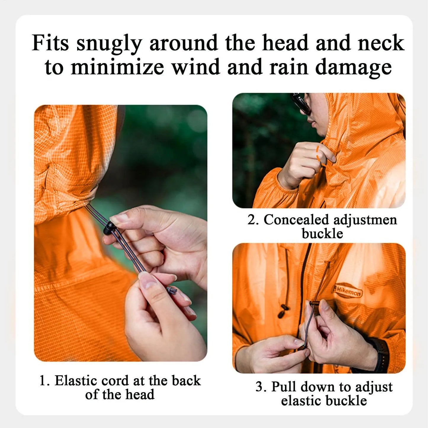 Adult Rain Poncho Hooded Full-Body Waterproof Raincoat Rain Poncho Peaceful Pleasures Health and Wellness