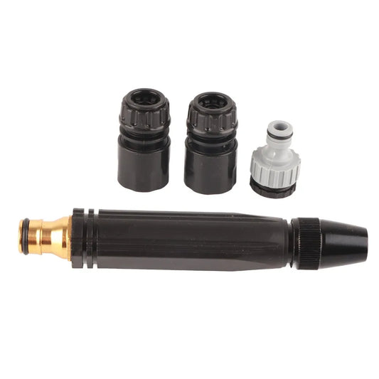 G1/2 Adjustable Hose Spray Nozzle & Quick Connector Set Hose Spray Nozzle Peaceful Pleasures Health and Wellness