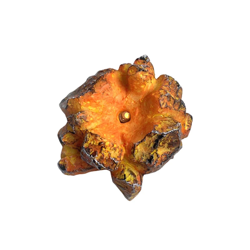 Crystal Lava Dragon Egg Resin Sculpture | Fantasy Collectible