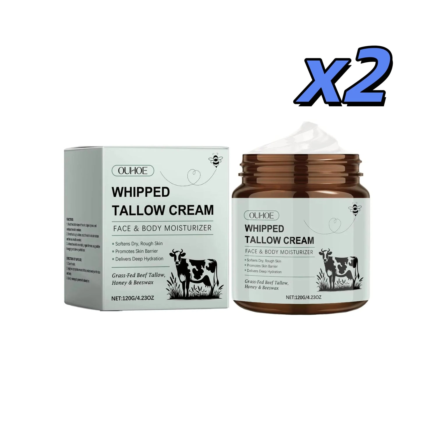 Ouhoe Tallow Cream – Pore Minimizing, Firming & Hydrating