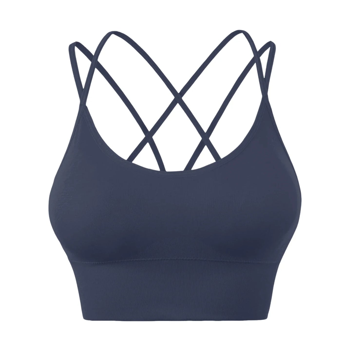Women's Wirefree Crisscross Sports Bra – Yoga & Running