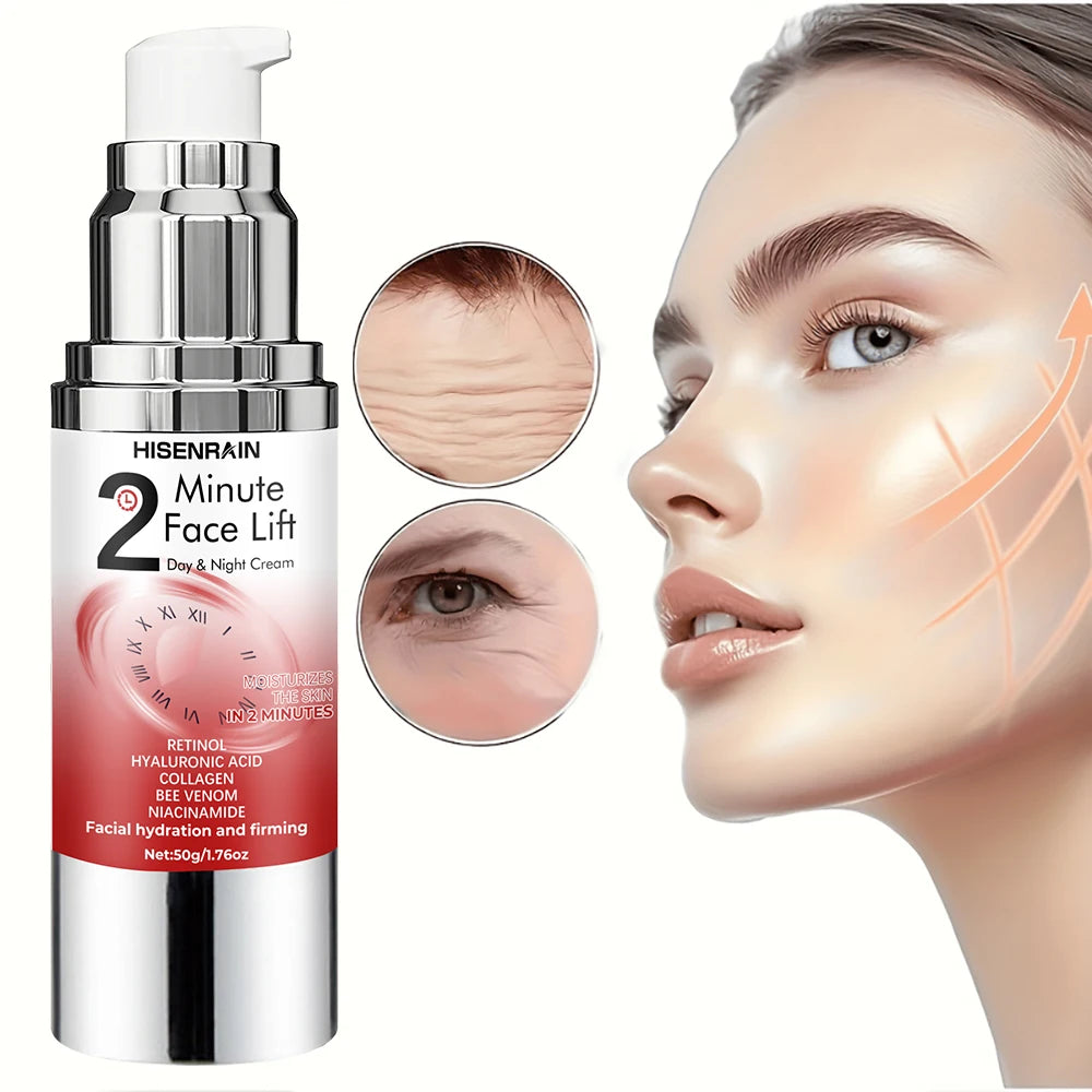 HISENRAIN 2-Minute Brightening Day & Night Cream with Niacinamide & Hyaluronic Acid - Fast-Acting Moisturizer for Glowing Skin. Peaceful Pleasures Health and Wellness