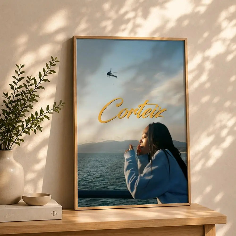 Fashion C-CorteizS Poster HD Self Adhesive Waterproof Wall Art Ideal for Home Office Dorm Bedroom Great Gift Peaceful Pleasures Health and Wellness