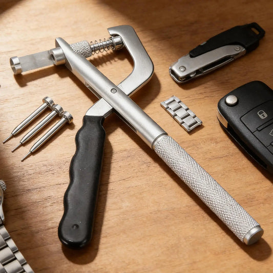 Car Folding Key Disassembly Tools Clamp Tool with 3 Pins Durable Blade Pin Repairing Tool Mounting Pin Removal Tool Pin Pliers Peaceful Pleasures Health and Wellness