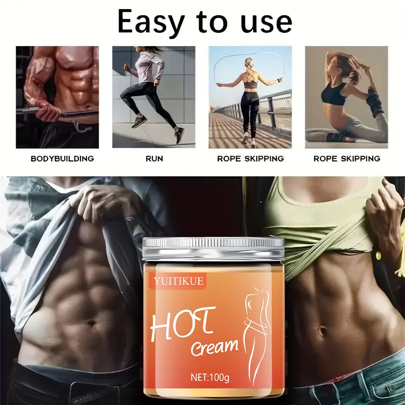 YUITIKUE Hot Firming Cream 100g – Tone, Tighten & Hydrate Body Firming Cream Peaceful Pleasures Health and Wellness