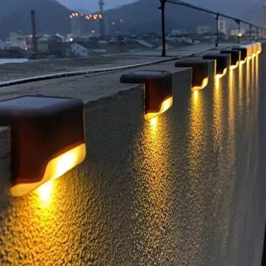 Solar LED Waterproof Step Lights – Outdoor Deck & Garden Stair Lamp Solar Step Light Peaceful Pleasures Health and Wellness