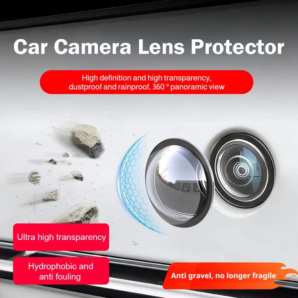 Car Camera Lens Protector – 2Pcs Waterproof & Scratch Guard