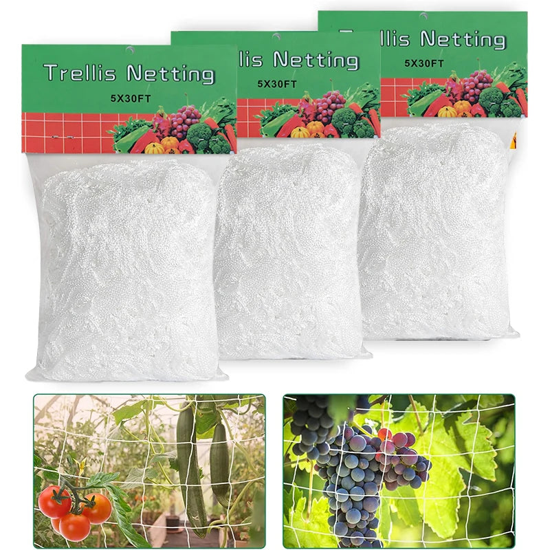 Garden Plant Trellis Netting – Square Mesh for Climbing Plants Plant Trellis Netting Peaceful Pleasures Health and Wellness