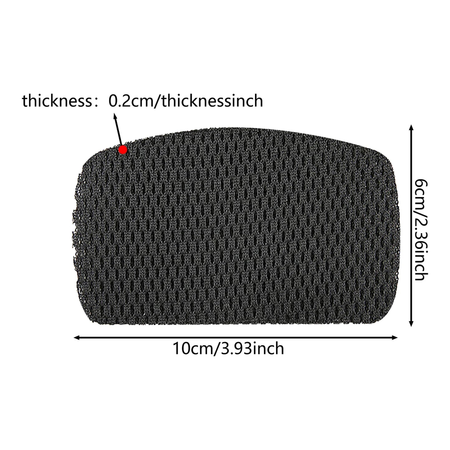 Self Adhesive Shoe Repair Patches 2PCS Invisible Sneaker Mesh Liner Reinforcement Anti Slip Heel Protector For Shoes Peaceful Pleasures Health and Wellness