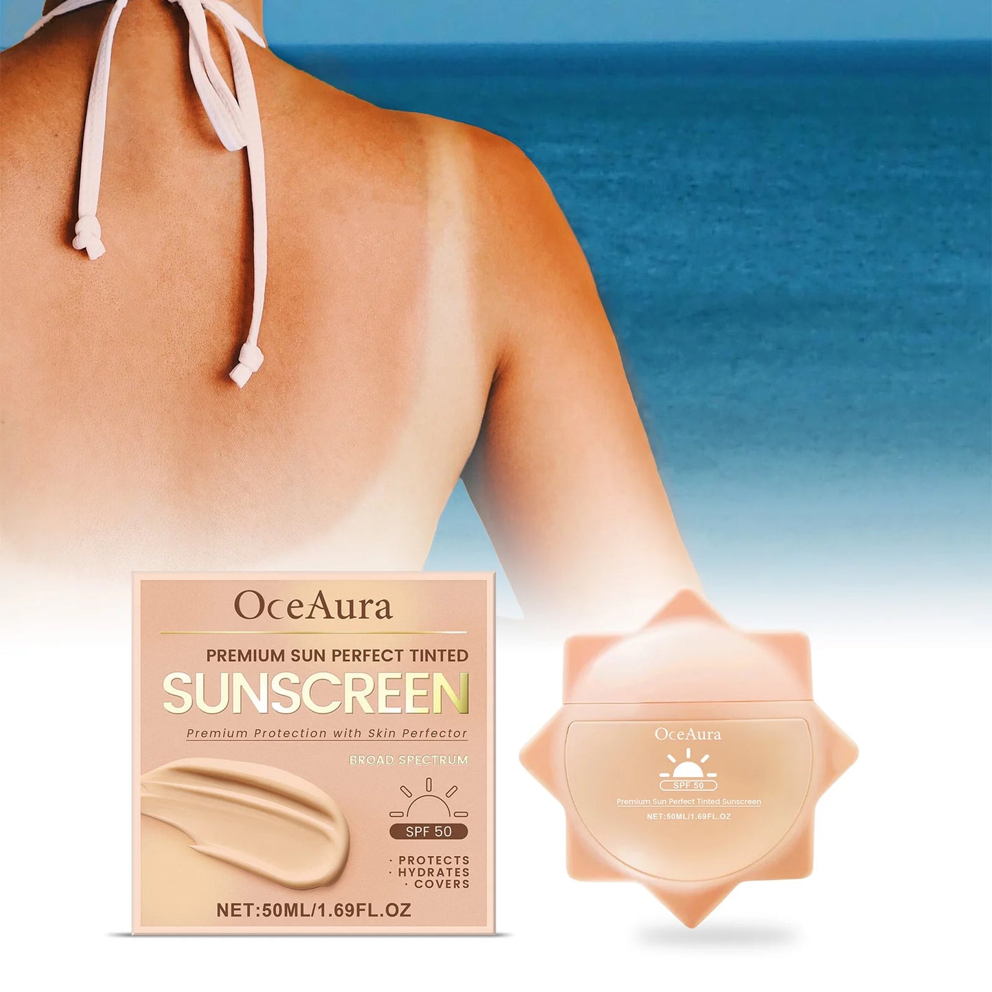Sunscreen For Face Whole Body SPF 50+ UV Resistant Skin Protection Anti Sunburn Oil Control Moisturizing Sun Isolation Cream Peaceful Pleasures Health and Wellness