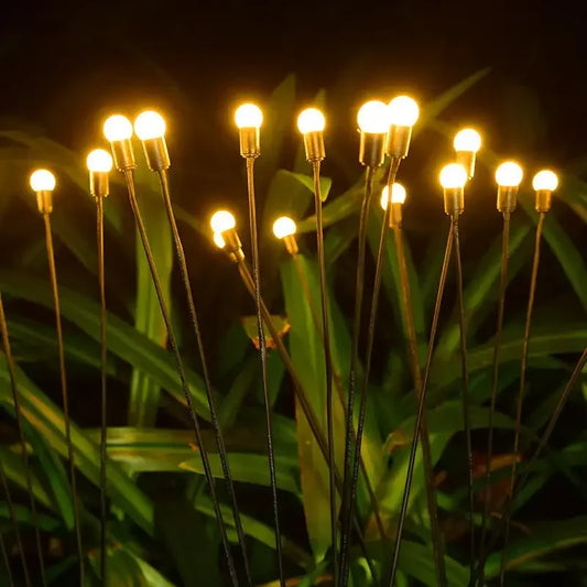 Solar Firefly Garden Lights – Waterproof LED Swaying Pathway Lamp Solar Garden Light Peaceful Pleasures Health and Wellness