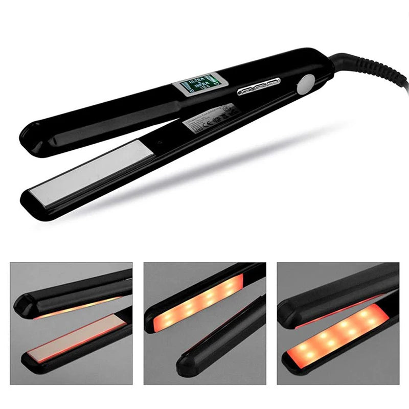Infrared Ultrasonic Hair Care Hair Care Treatment Tools Professional Shortcut Straightener Hair Straitner Peaceful Pleasures Health and Wellness