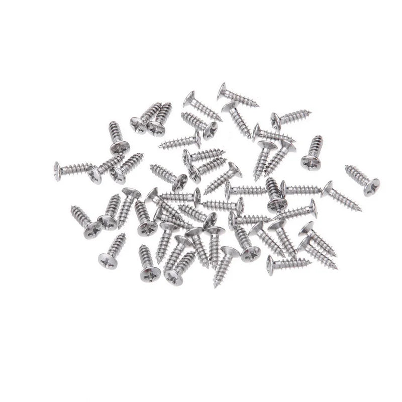 Gold Black Silver Electric Guitar Bass Pickguard Cover Plate Screws