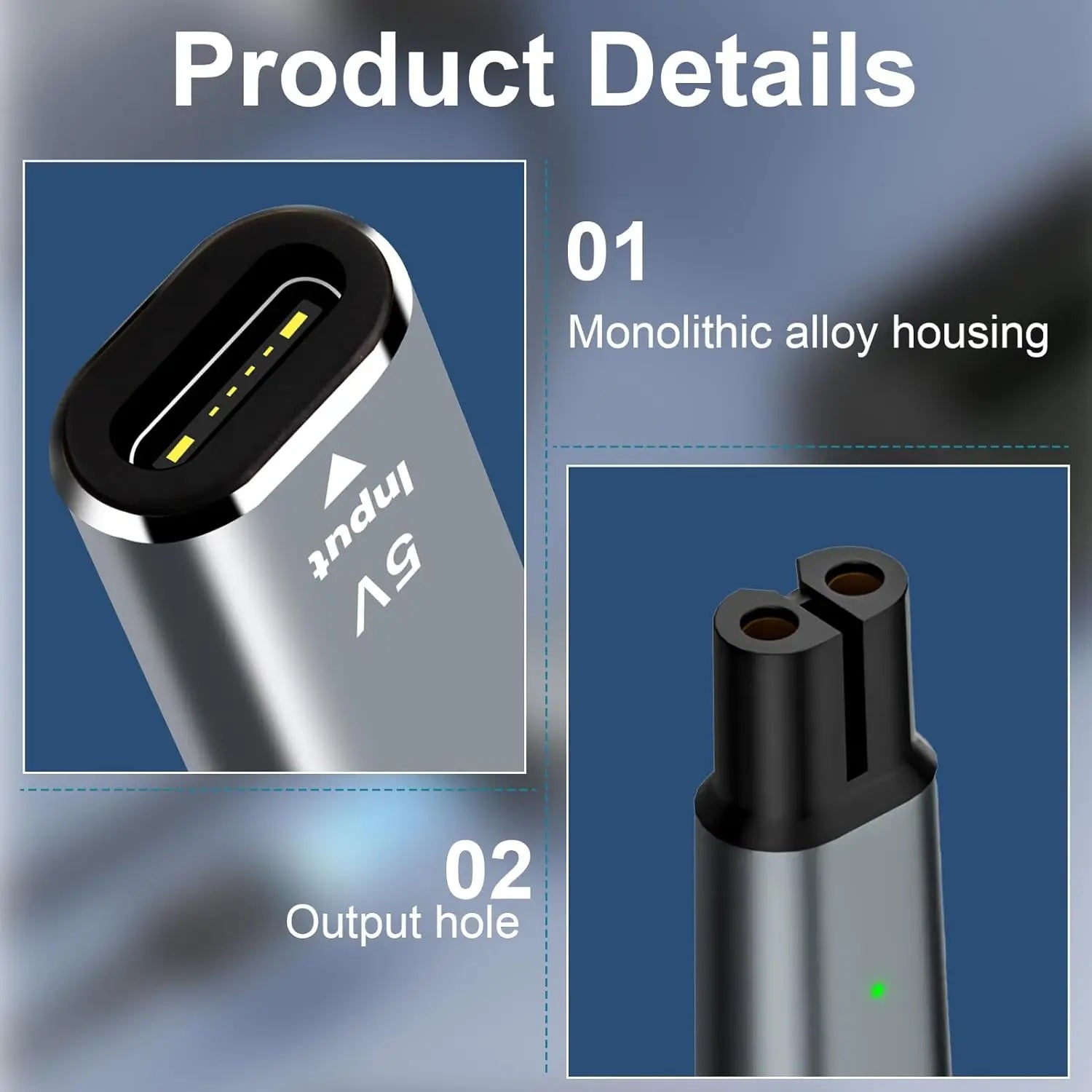 5V USB-C Adapter for Philips OneBlade QP2724 QP2834 Shaver Peaceful Pleasures Health and Wellness