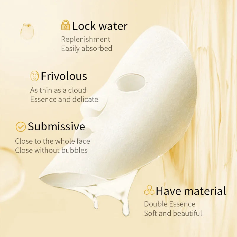 BIOAQUA Rice Raw Pulp Facial Masks Skincare Moisturizing Firming Hydrating Face Mask Sheets Mask Korean Skin Care Peaceful Pleasures Health and Wellness