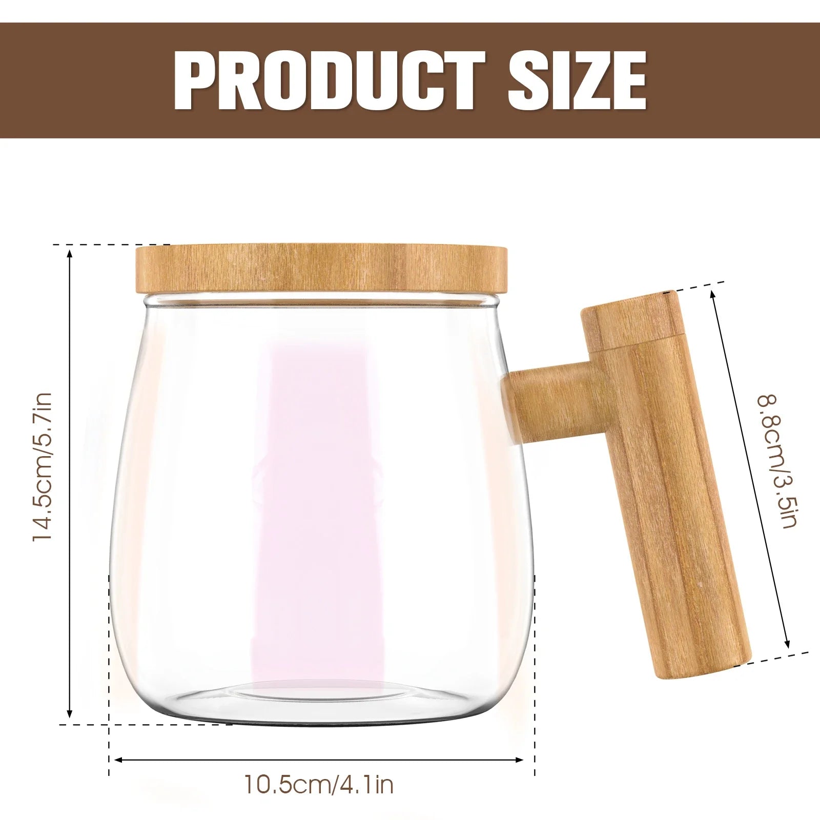400ML Self Stirring Mug 7000RPM Electric High Speed Mixing Mug With Waterproof Automatic Mix Cup for Coffee Milk Protein Powder Peaceful Pleasures Health and Wellness