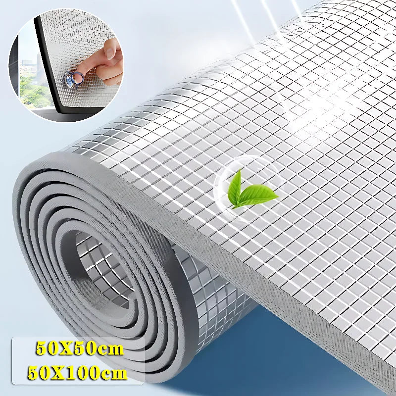 Blackout Aluminum Foil Window Film – UV, Heat & Privacy Shield