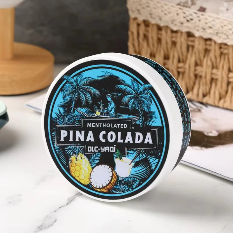 2026 New Arrival YAQI PINA COLADA Atisan 170g Shaving Soap for Men Comfortable Shaving Peaceful Pleasures Health and Wellness