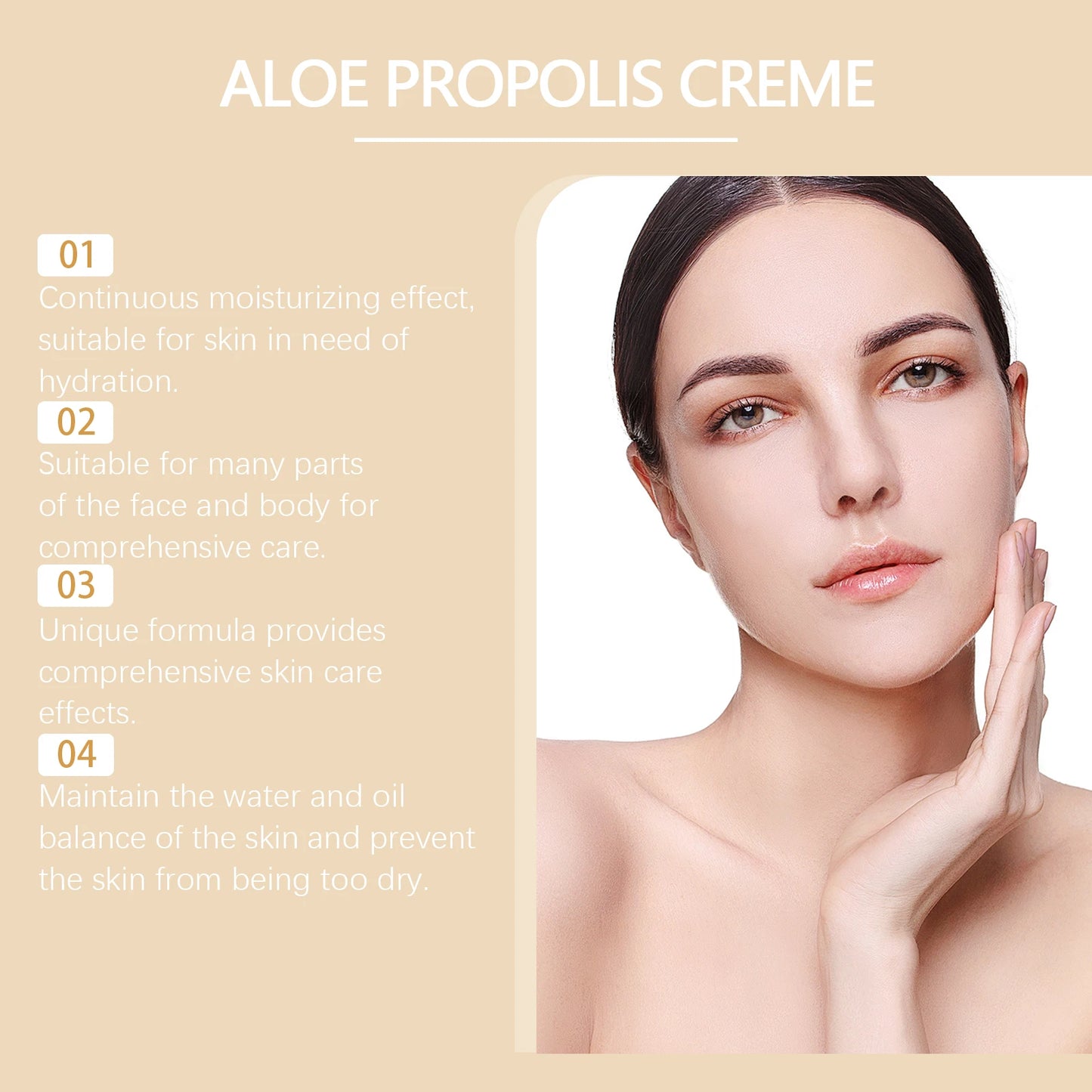 Aloe Propolis Moisturizing Cream – Hydrating & Brightening 113g