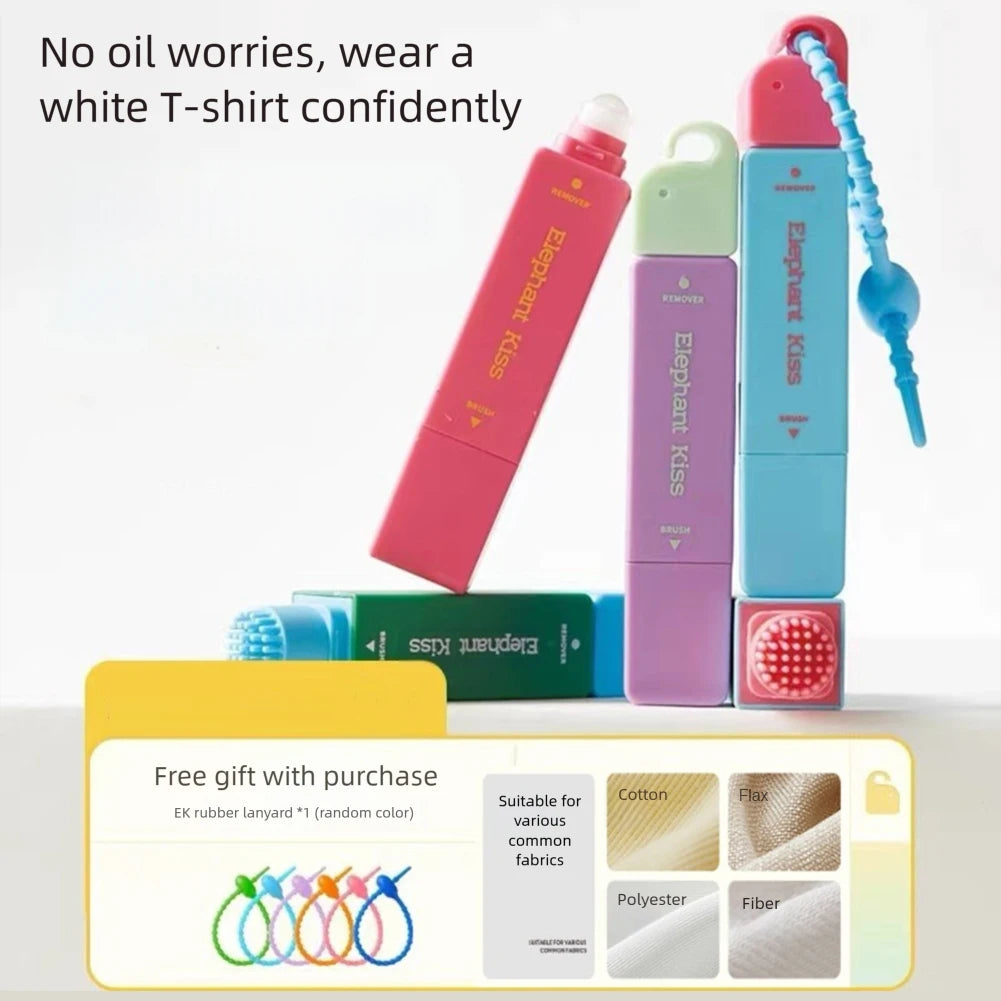 Elephant Kiss Stain Remover 3-Second Clothes Stain Remover Pen Double Headed Multifunctional Portable Instants Stain Removal Pen Peaceful Pleasures Health and Wellness
